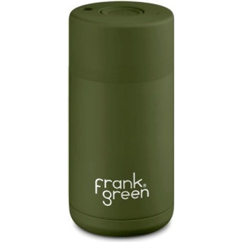 Frank Green Ceramic nerezový khaki 355 ml