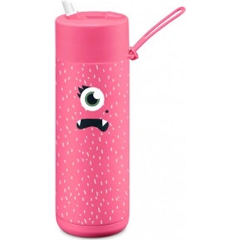 Frank Green Franksters Ceramic Flip Straw nerezový neon pink 595 ml