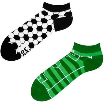 Good Mood GMLS011 veselé ponožky kotníčkové fotbal zelená