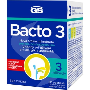 GS Bacto 3 20 pastilek