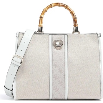 Guess bavlněná kabelka shopper tote natural
