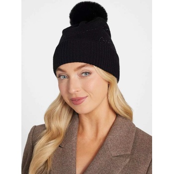 Guess dámská čepice Rhinestone černá