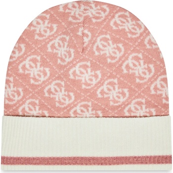 Guess dámská čepice růžovo krémová