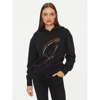 Guess dámská černá mikina W3BQ10KBKM0