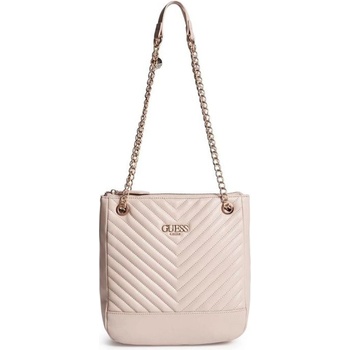 Guess dámská crossbody kabelka Starlett Logo pudrová