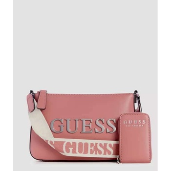 Guess dámská malá kabelka crossbody Caracara růžová