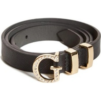 Guess dámský pásek Rhinestone G černý
