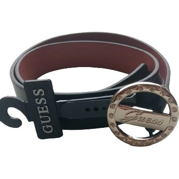 Guess dámský pásek Rhinestone M černý