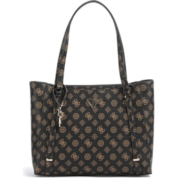 Guess G kabelka shopper logo tmavě hnědá