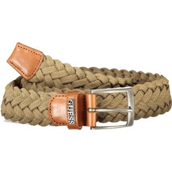 Guess Jeans Stylový pletený opasek Zelená