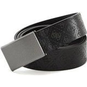 Guess pánský pásek Logo-Embossed Plaque belt