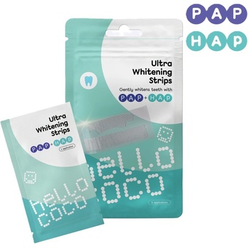 HELLO COCO PAP Bělící pásky na zuby 5 ks