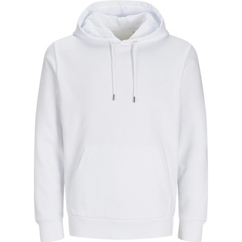 Jack & Jones mikina s kapucí Classic Hood bílá