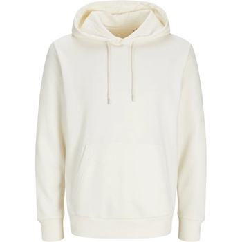 Jack & Jones mikina s kapucí Classic Hood Egret offwhite