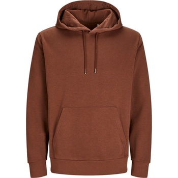 Jack & Jones mikina s kapucí Classic Hood hnědá cappuccino