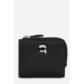 Karl Lagerfeld IKON GRAINY SM BIFOLD WALLET BLACK