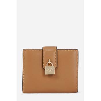 Karl Lagerfeld K/AUTOGRAPH PADLOCK MD WALLET CARAMEL