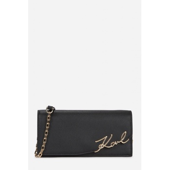 Karl Lagerfeld K/SIGNATURE CONT. CB WALLET BLACK/GOLD
