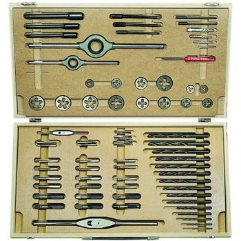 Kazeta řezného nářadí N3-II HSS BUČOVICE (340141) NAREX sada závitníků a oček a příslušenství