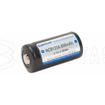 KeepPower RCR123A 800mAh 16340