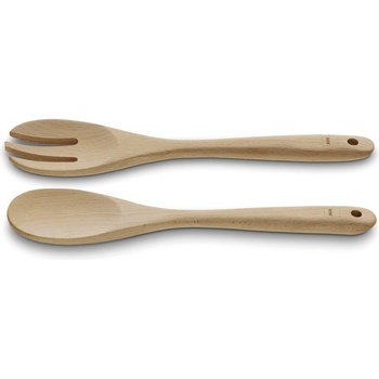 KELA Salátový příbor Calla bukové dřevo světle hnědé 2 kusy KL-12594
