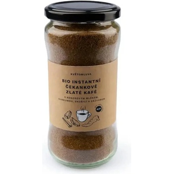 Květomluva Bio instantní čekankové zlaté kafé s kurkumou 115 g