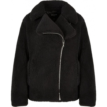 Ladies Sherpa Biker Jacket black