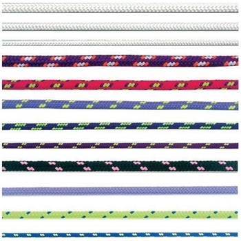 Lanax šňůra PES s jádrem 7mm barevná pletená 100 m