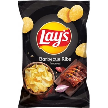 Lay's Smažené bramborové lupínky s příchutí BBQ žebírek 130 g
