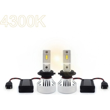 ledpodsviceni.cz LED H7 4300K (teplá bílá) - , 2x55W, 10.000lm, 9-32V
