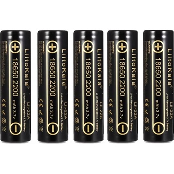 LiitoKala 18650 2200 mAh 5 ks