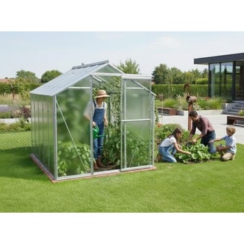 LIMES Hobby H6/3,5 1,97x3,49 m skleník rozptylové sklo 4 mm LG4720