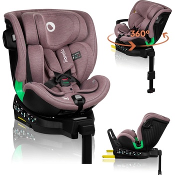 Lionelo HARMONY I-SIZE 2024 PINK MAUVE BAMBOO