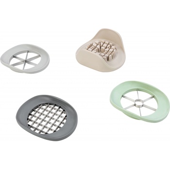 LIVARNO home Sada struhadel / Sada kráječů na ovoce, 4dílná (kráječ na ovoce)