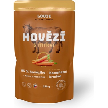 Louie Hovězí s mrkví 150 g