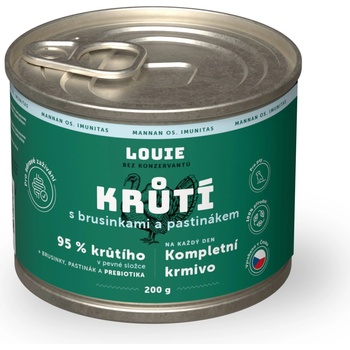 Louie Krůtí s brusinkami pastiňákem a prebiotiky 200 g