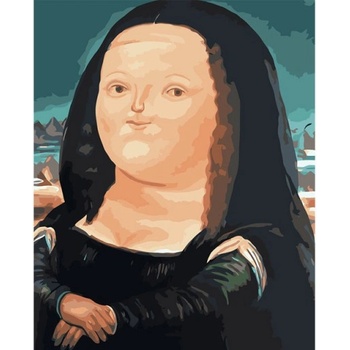 Malování podle čísel Fat Mona Lisa