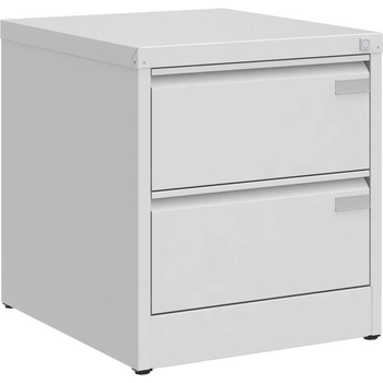 MALOW Kartotéka dvouzásuvková Szk 304/2 Sis pro formát A5 bílá šedá bílá šedá