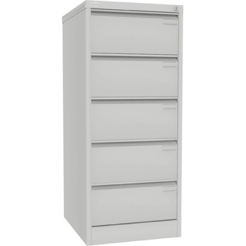 MALOW Kartotéka pětizásuvková Szk 304 Sis pro formát A5 světle šedá