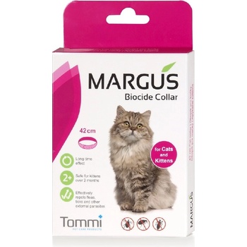 Margus antiparazitární obojek pro kočky 42 cm