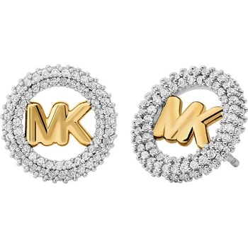 Michael Kors Třpytivé bicolor náušnice pecky Premium MKJ8560931