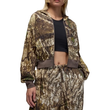 Mikina s kapucí Jordan Brooklyn Fleece Crop Hooded Jacket Women hv0469-133