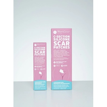 MomCare Silikonové náplasti na jizvy po císařském řezu Vel. L-XL
