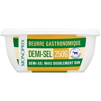 Monoprix Máslo se solí 250 g