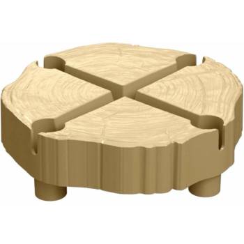 Muffik - Rozšíření Pařez - Kmen stromu Béžová