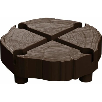 Muffik - Rozšíření Pařez - Kmen stromu Hnědá