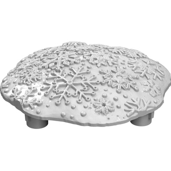 MUFFIK Rozšíření Pařez Sněhová vločka měkká, bílá MFA-07-22