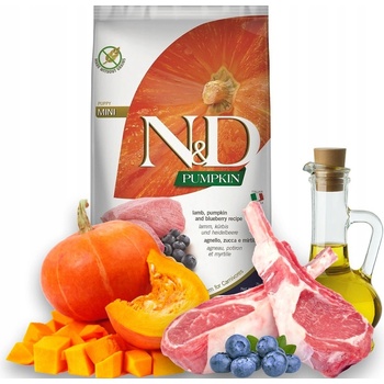 N&D Pumpkin Puppy Mini Grain Free Lamb & Blueberry 7 kg