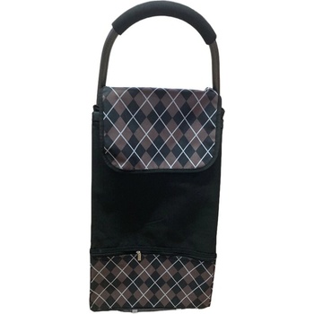 Nákupní taška na kolečkách Kosočtverec