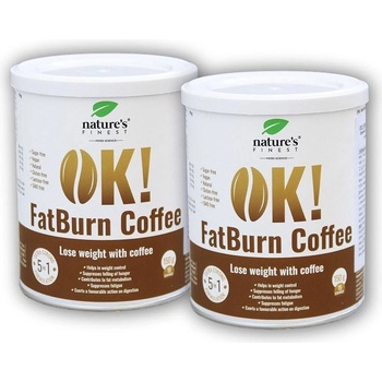 Nature's Finest Nutrisslim OK! Fat Burn Coffee 2 x 150 g